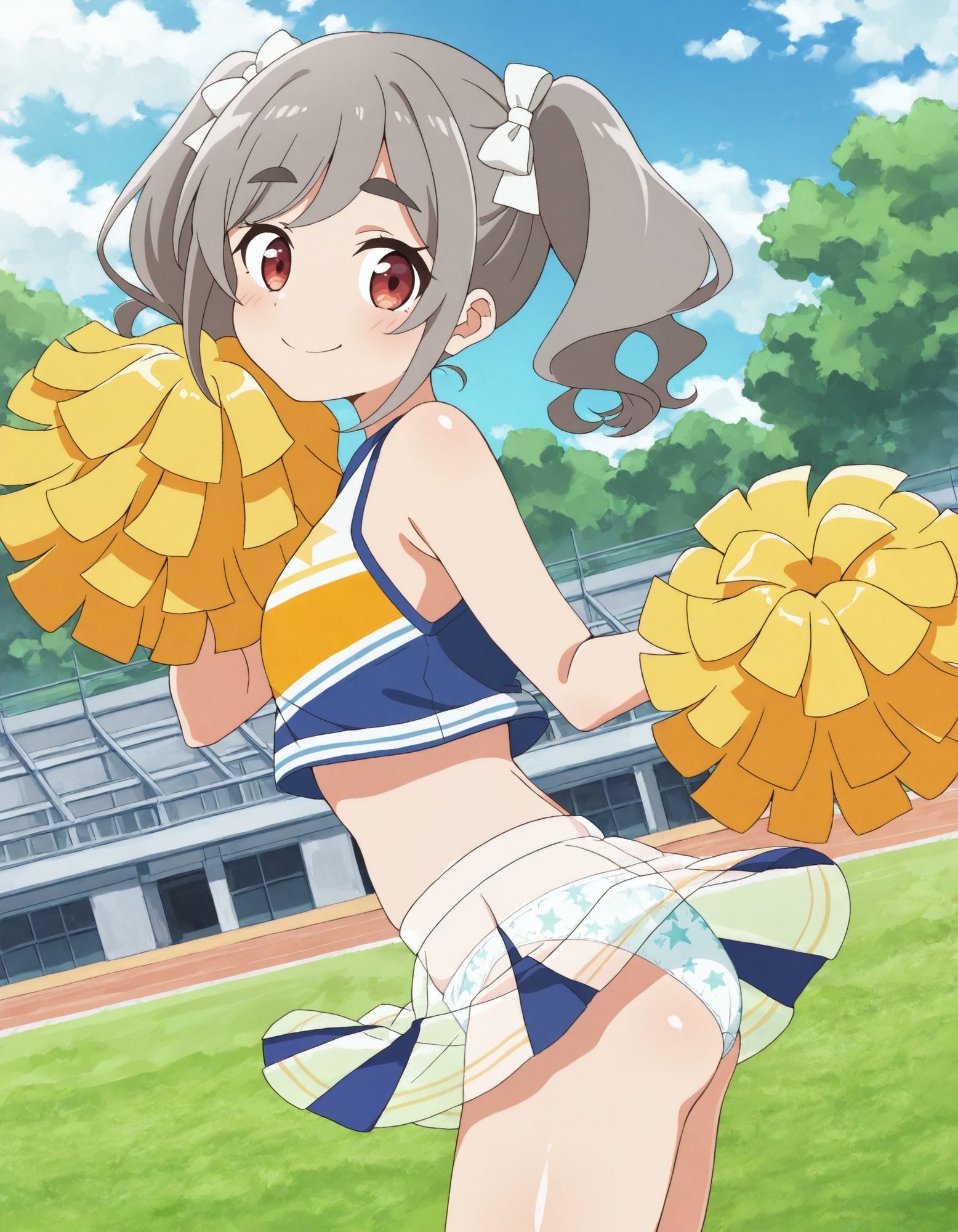 霧〇アンのパンチラ〜チアガール編〜 サンプル4ページ目