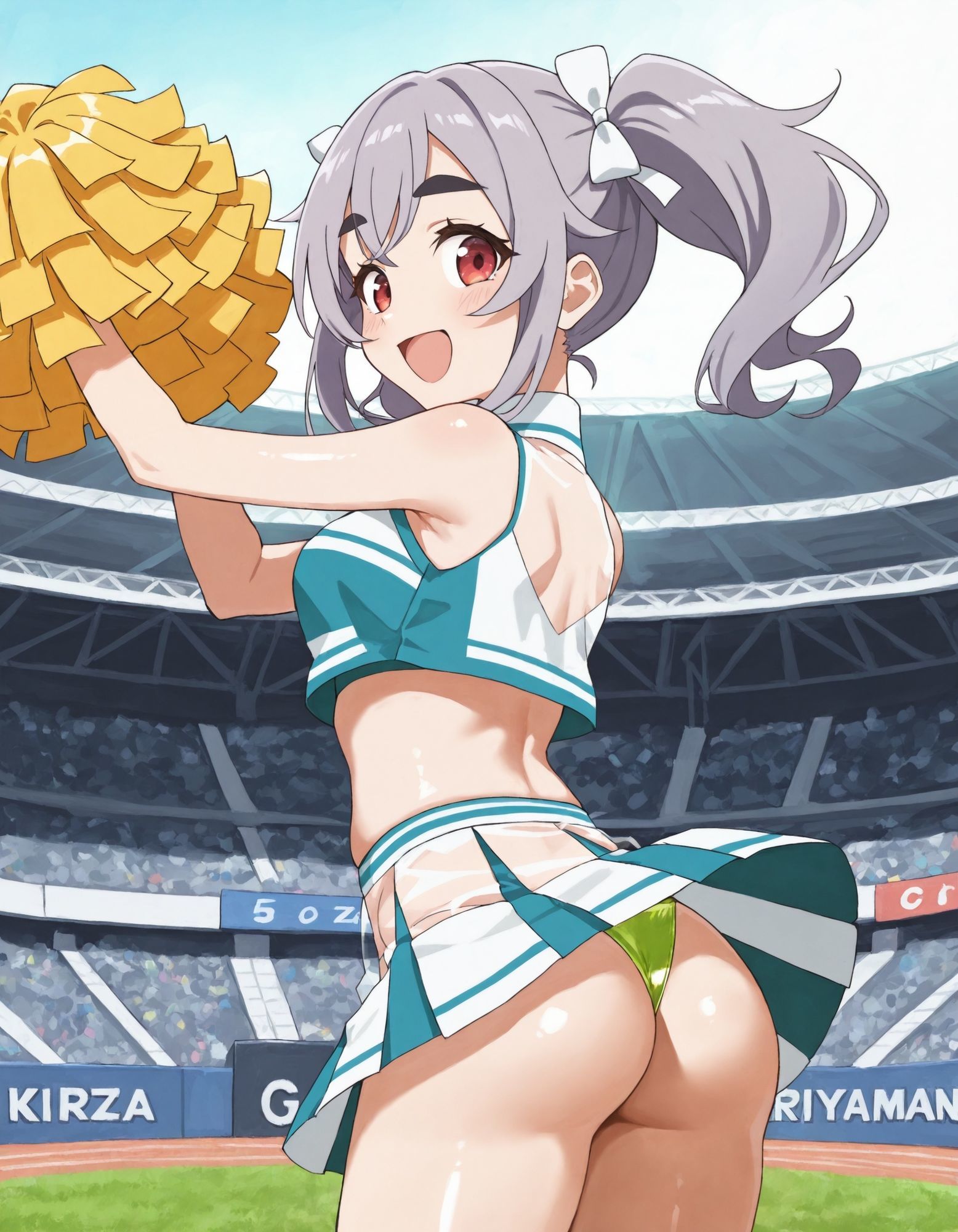 霧〇アンのパンチラ〜チアガール編〜 サンプル6ページ目