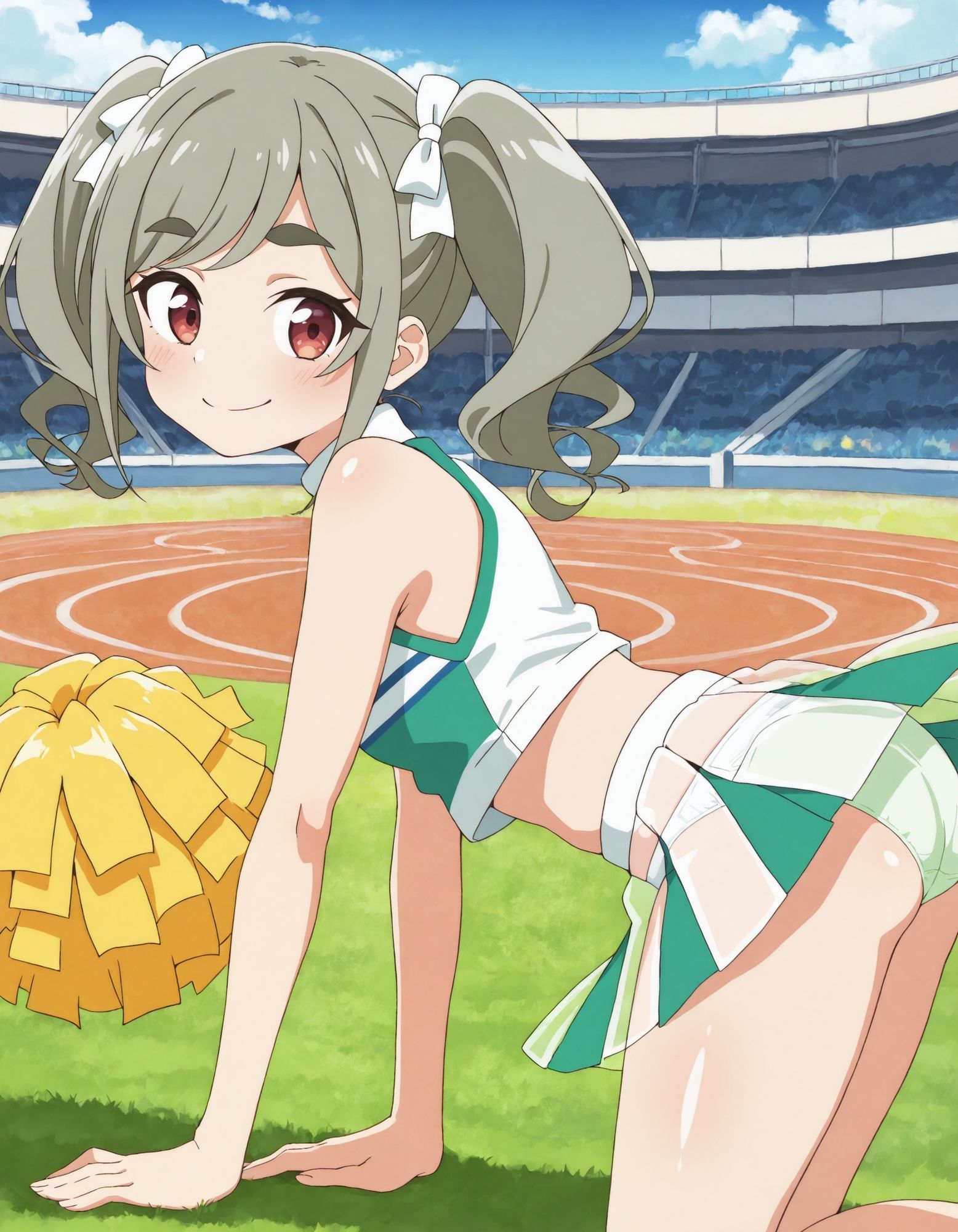 霧〇アンのパンチラ〜チアガール編〜 サンプル7ページ目