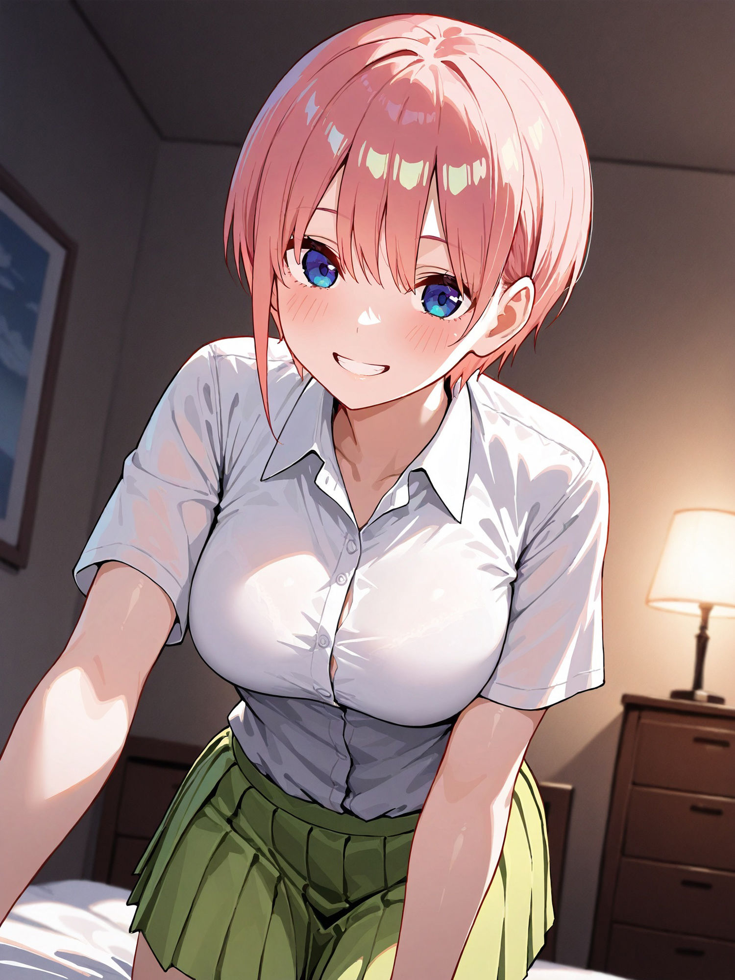 ヒロイン即えっち 中●一花 制服編 サンプル1ページ目