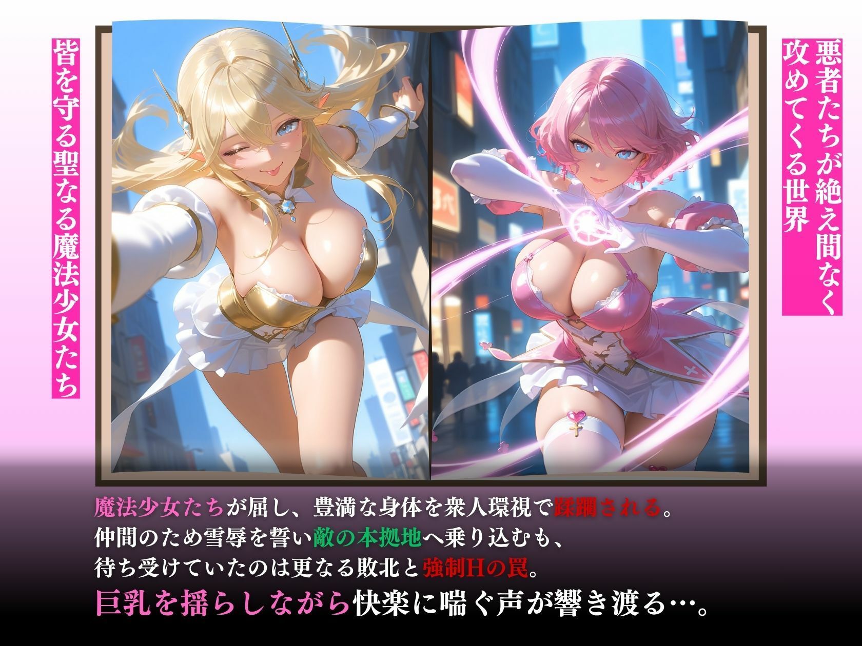 敗北魔法少女〜揺れる豊満果実〜 サンプル1ページ目