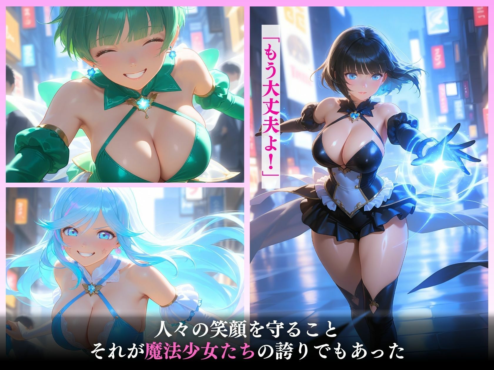 敗北魔法少女〜揺れる豊満果実〜 サンプル3ページ目