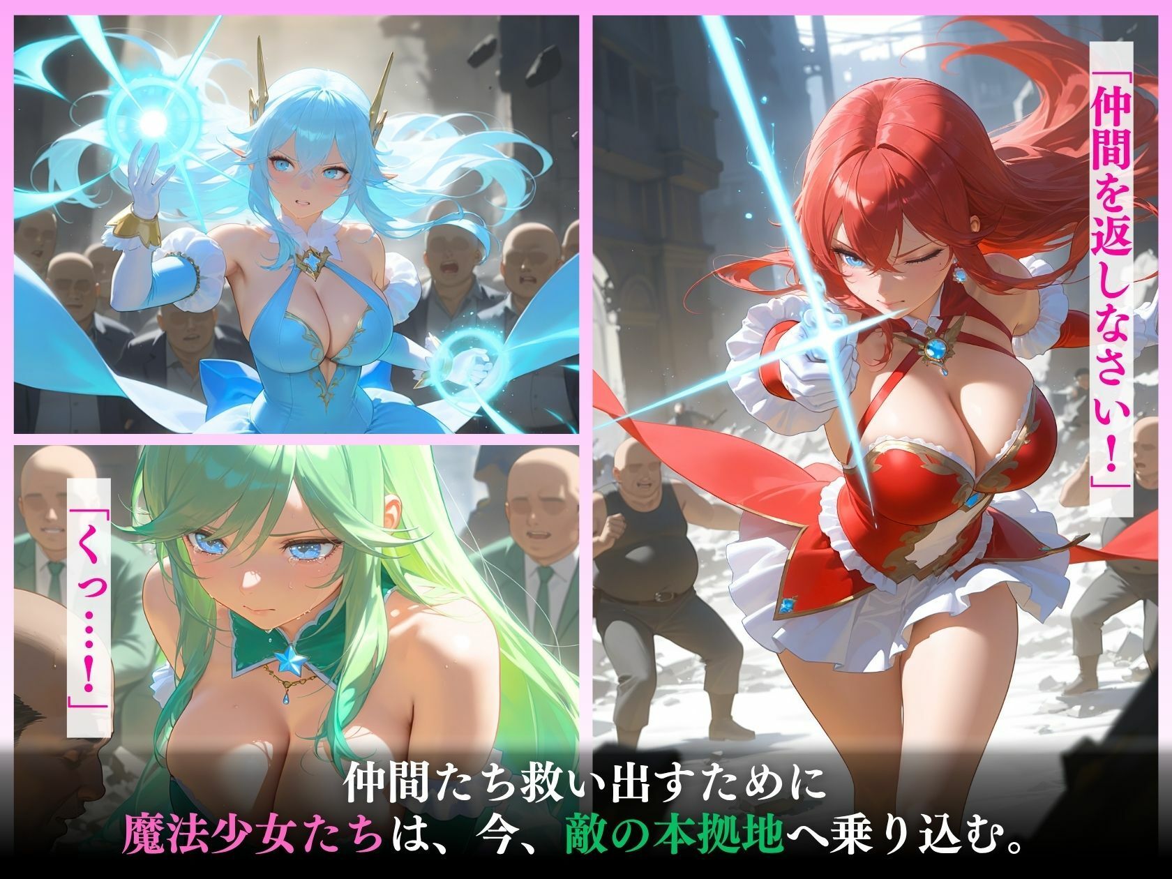 敗北魔法少女〜揺れる豊満果実〜 サンプル7ページ目