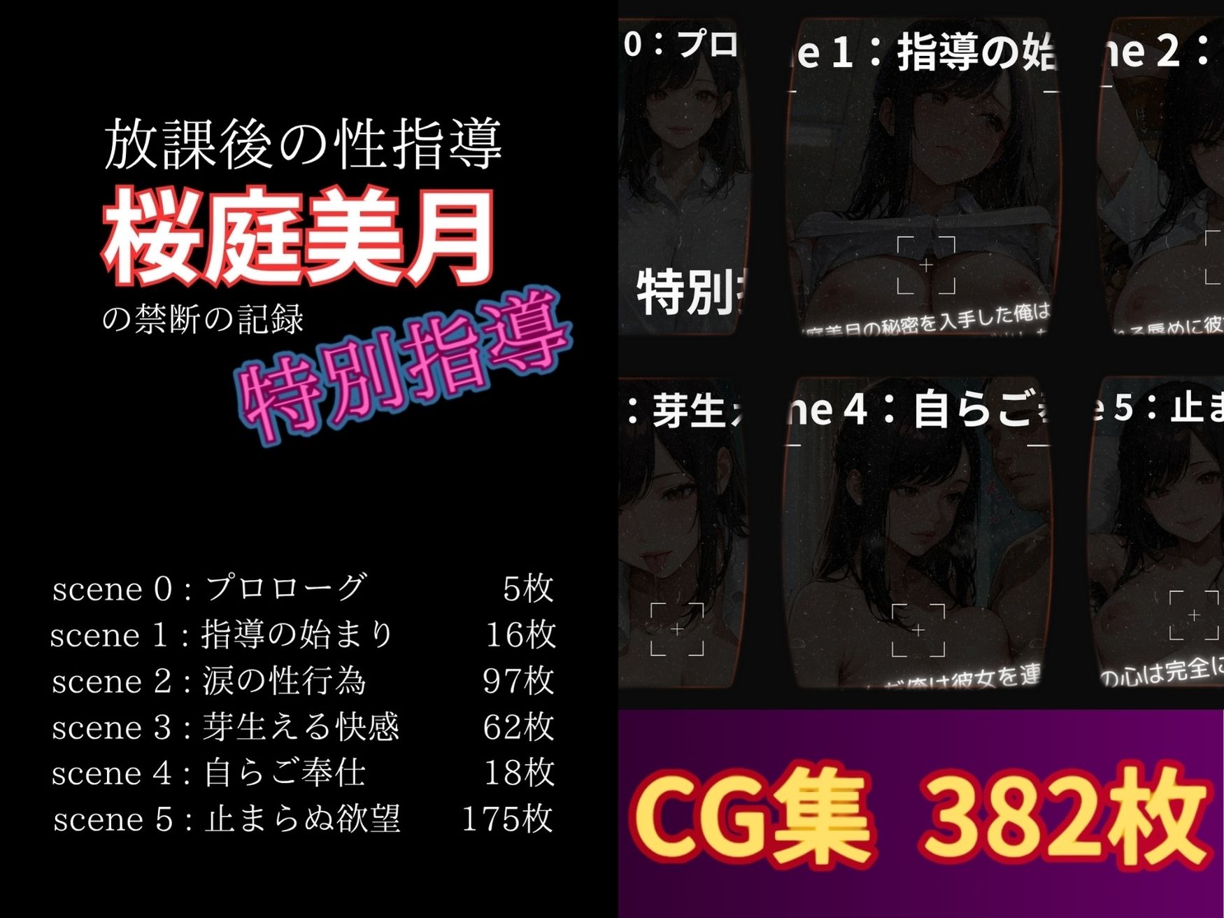 放課後の性指導 〜桜庭美月の禁断の記録-ハメ撮り サンプル1ページ目