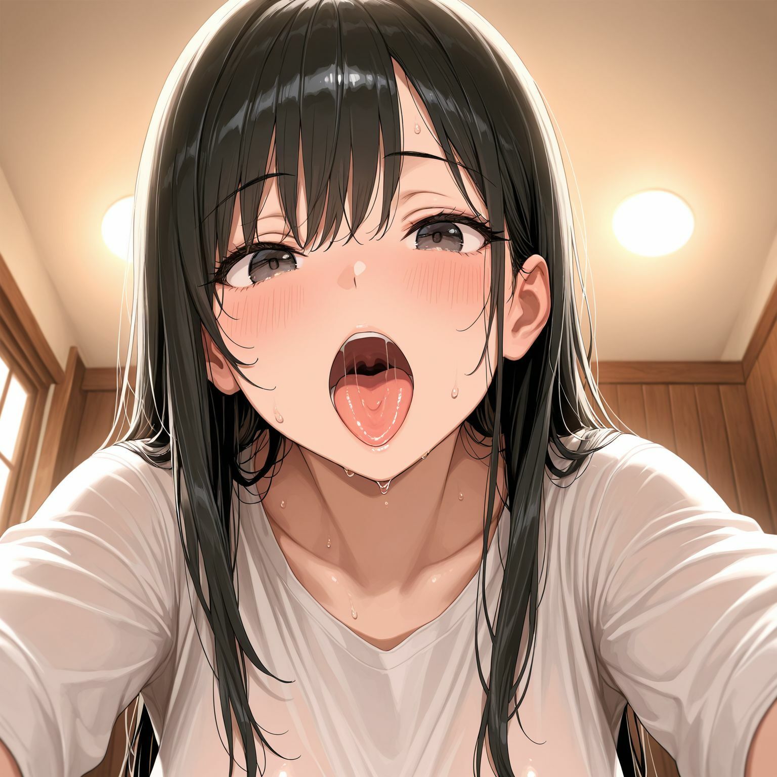 ビッチな爆乳制服女子〜3P温泉旅行！ サンプル5ページ目