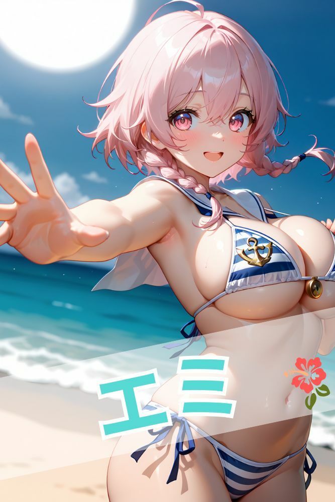 あやめの悩殺マイクロビキニ写真集【美少女水着コスプレ風】 サンプル4ページ目