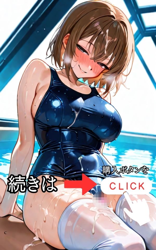 膝コキ天国 放課後のプールサイドで スク水女子に 搾られまくり！ サンプル6ページ目