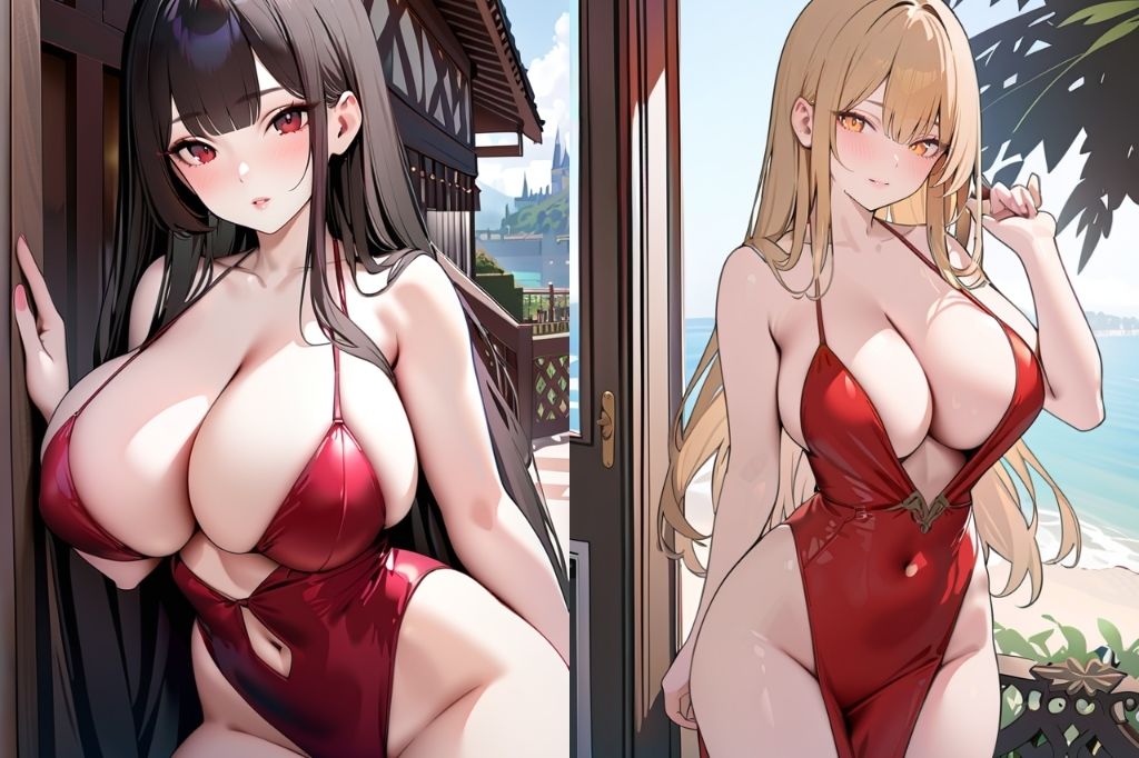 巨乳のドレス美女vol.2 サンプル4ページ目