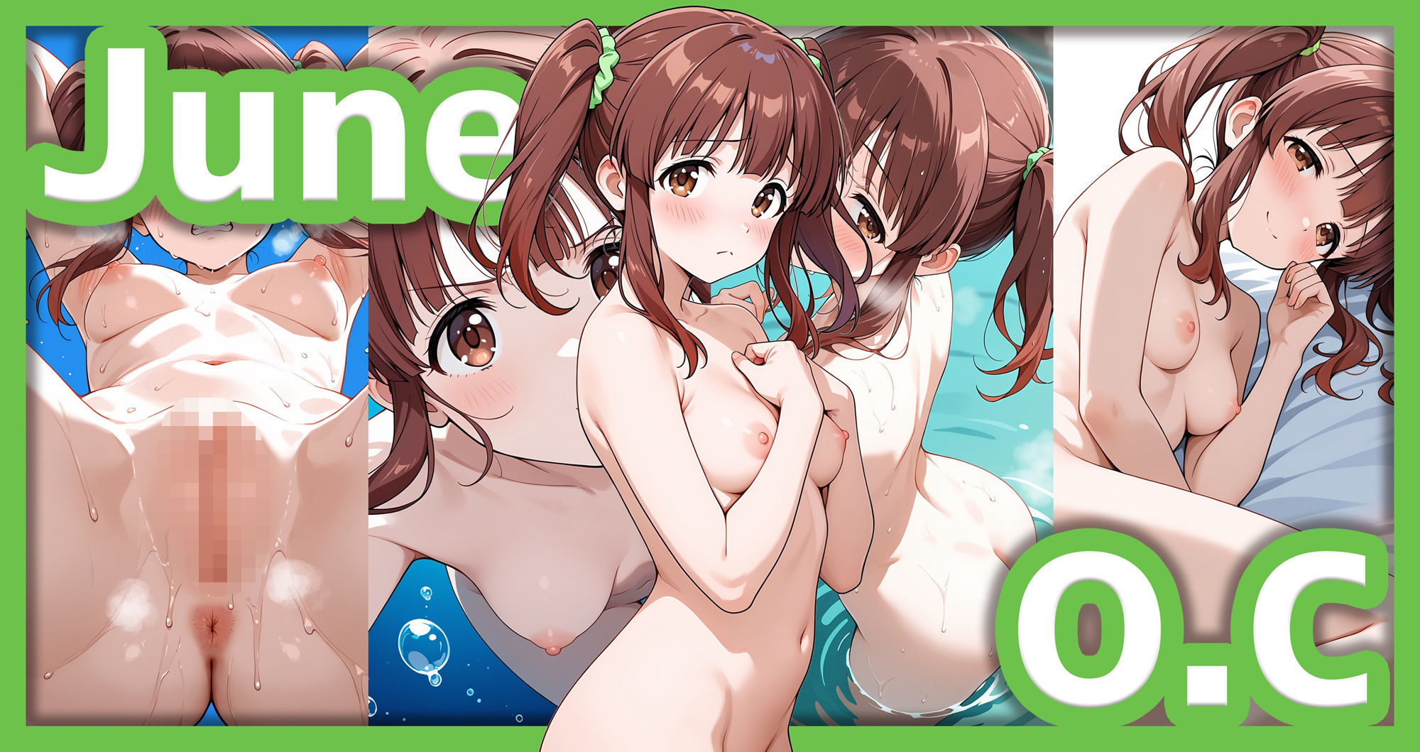 【6/11】O.C イラスト集（SDXL使用） サンプル1ページ目