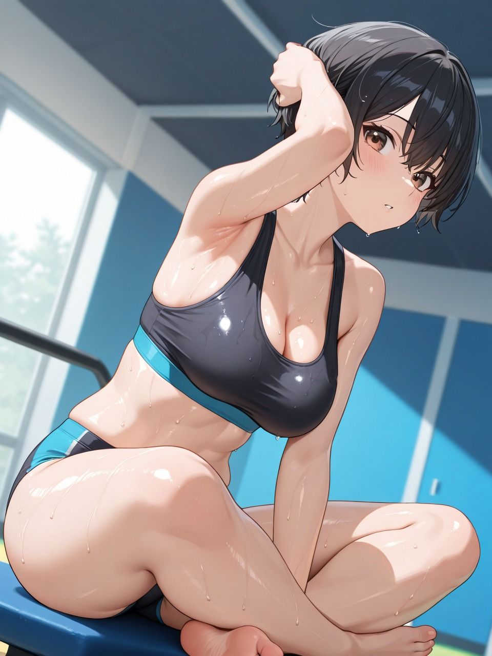 変態コーチとセックスで肉体強化  連続絶頂が止まらない汗だくのトレーニング サンプル1ページ目