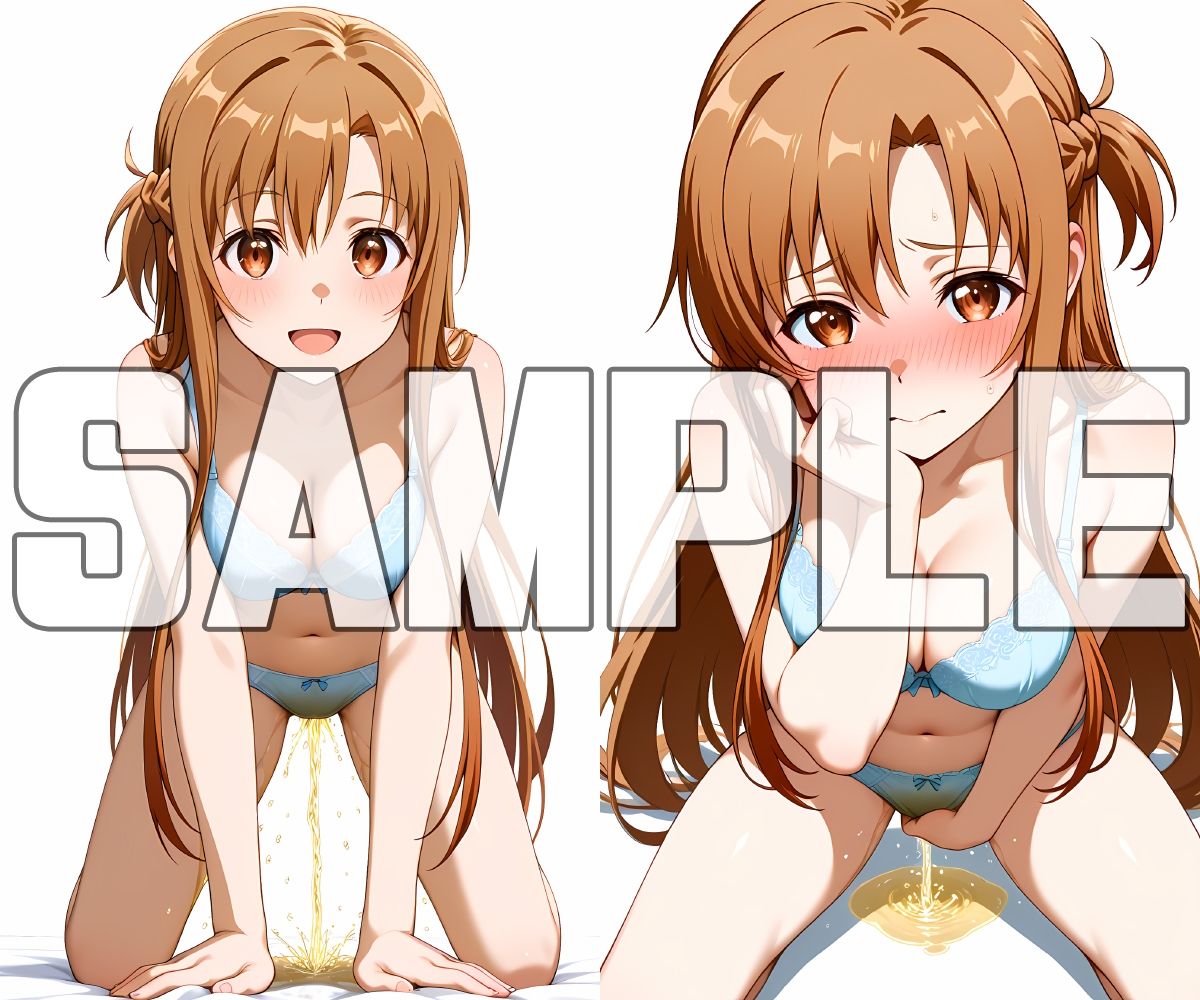 オモシューAI おしっこお漏らしするヒロイン【ア〇ナ編】 サンプル2ページ目