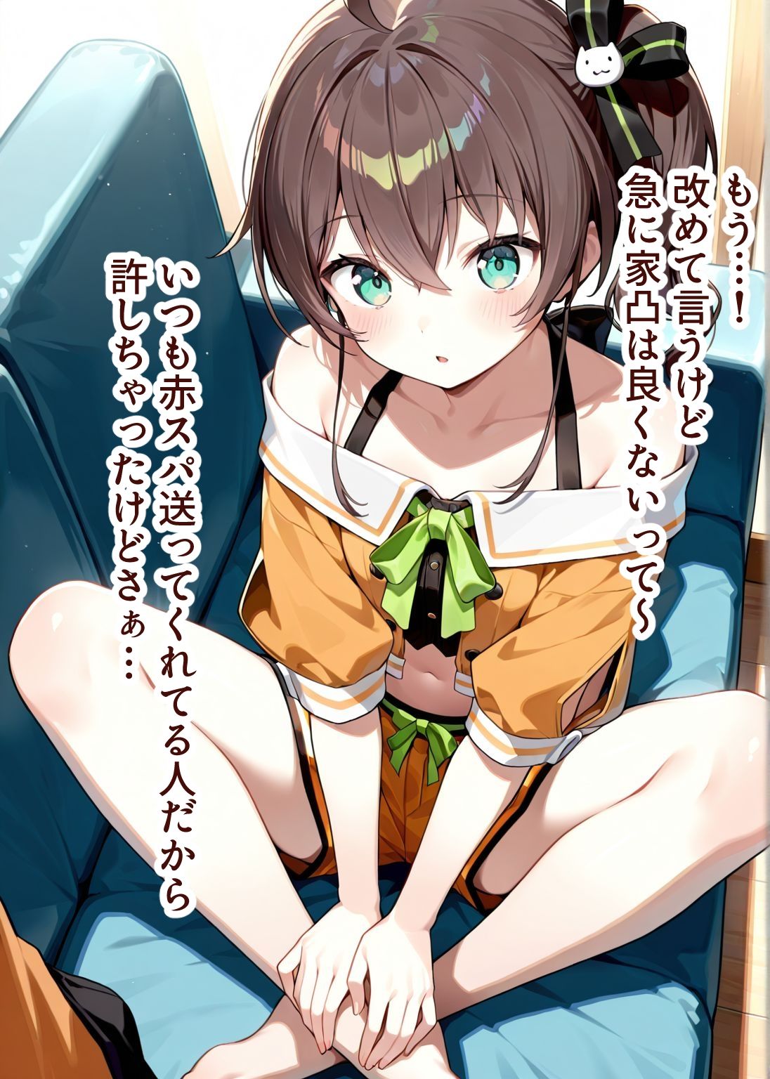 推しのVとセックスする話【夏〇まつり】 サンプル2ページ目