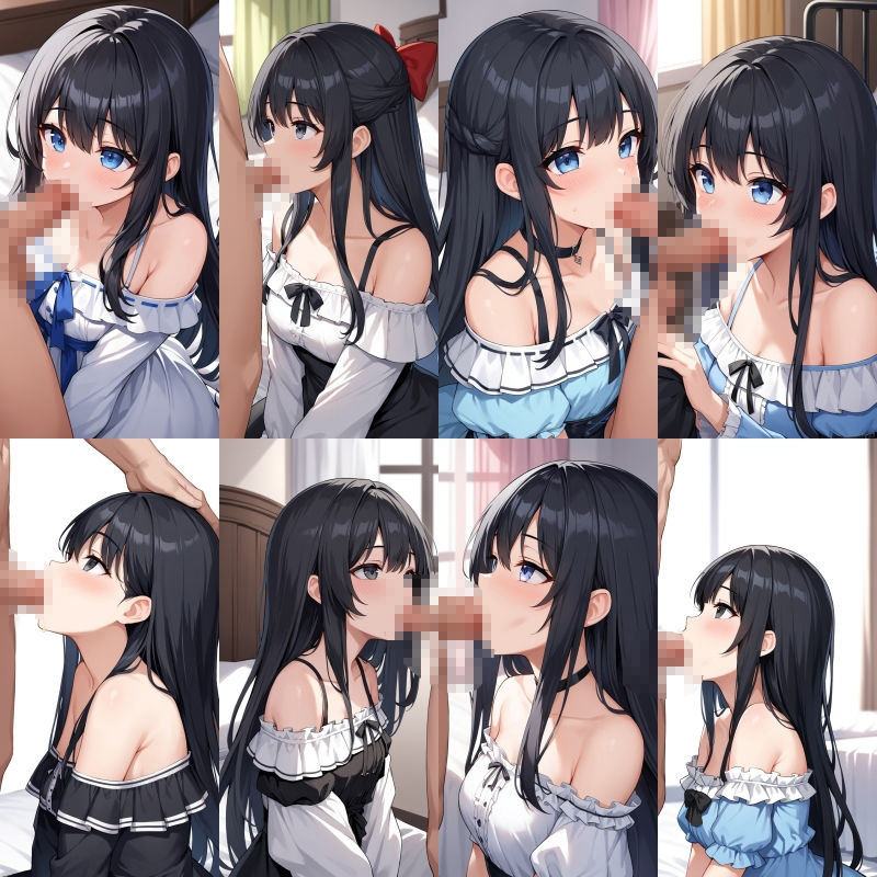 フリフリドレスの推しに中だししてフェラしてもらった【500枚】 サンプル9ページ目