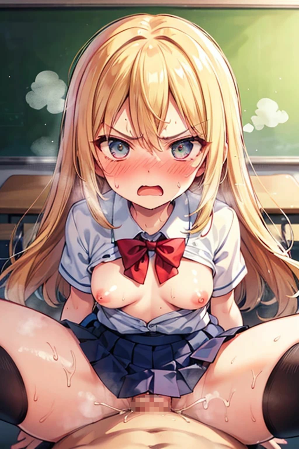 にらまれ〇ぷ。同じクラスだけど好感度ゼロの女子に嫌な顔されながらS〇Xする僕。 サンプル4ページ目