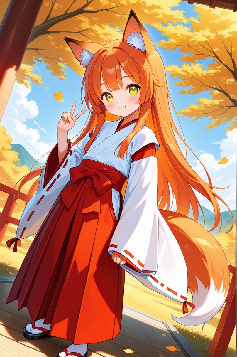 けもみこ★みだれ  お祭りの狐巫女、きょうの姿はなあに？ サンプル2ページ目