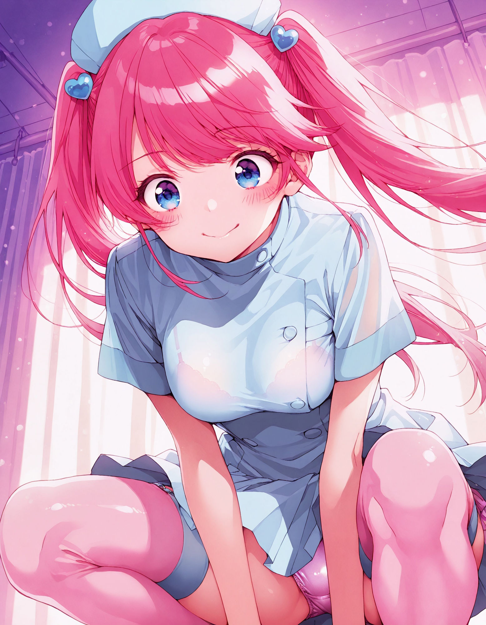 紫〇寺謳華のパンチラ〜ナース服編〜 サンプル1ページ目