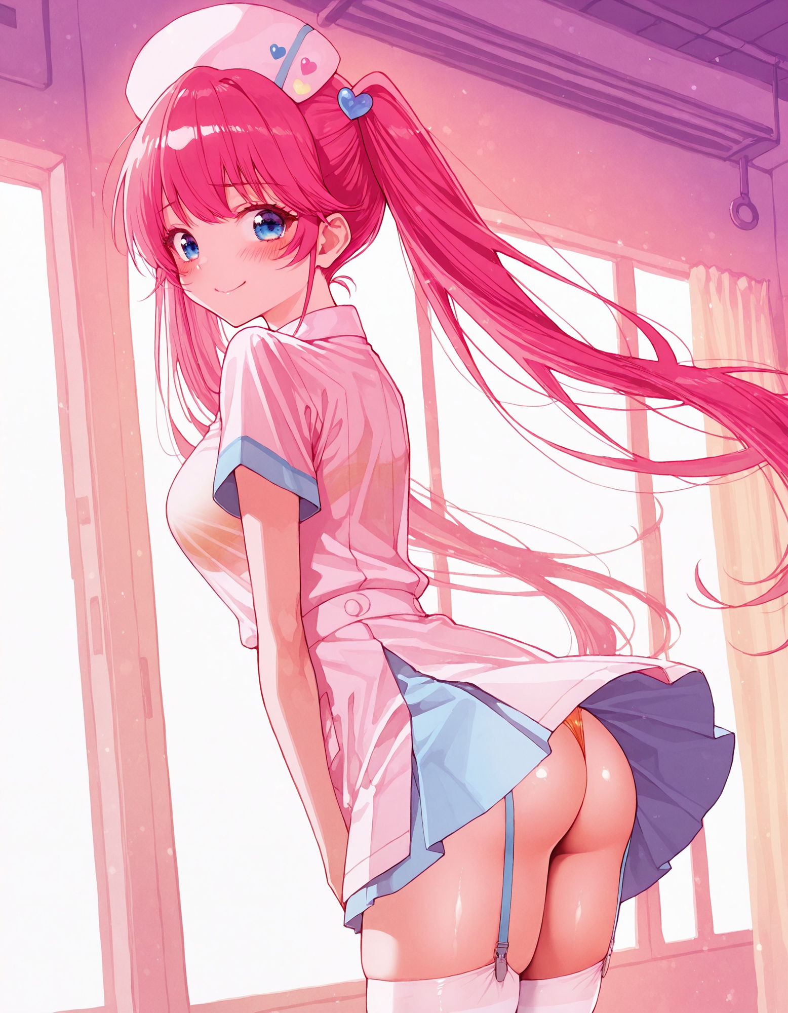 紫〇寺謳華のパンチラ〜ナース服編〜 サンプル4ページ目