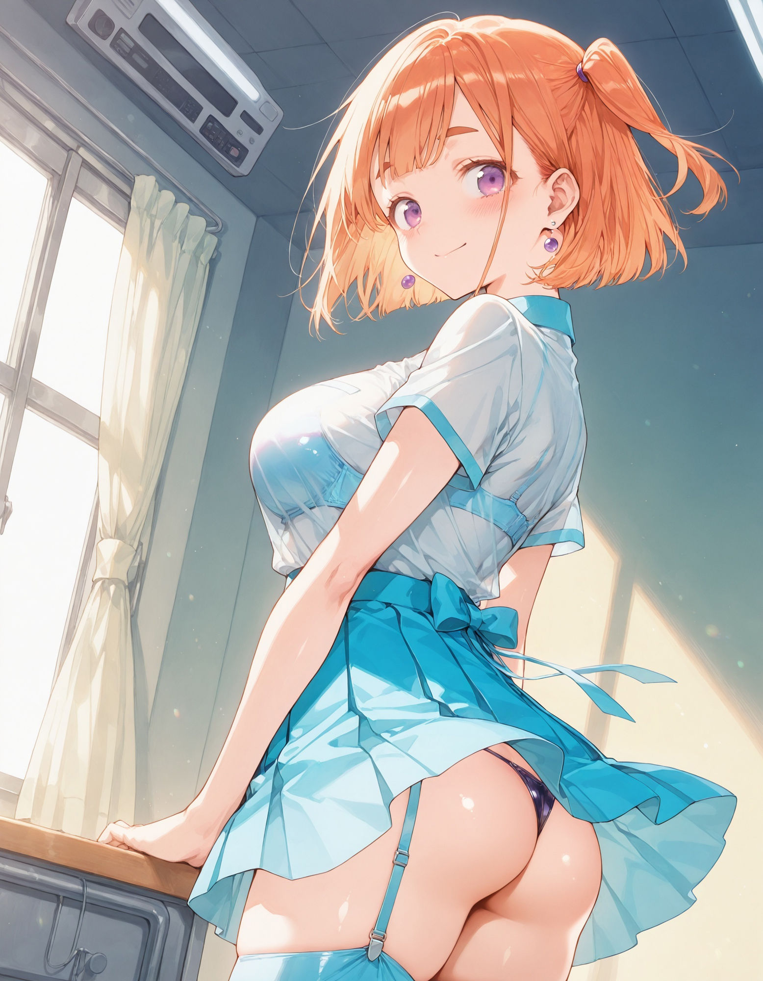 紫〇寺万里のパンチラ〜ナース服編〜 サンプル3ページ目