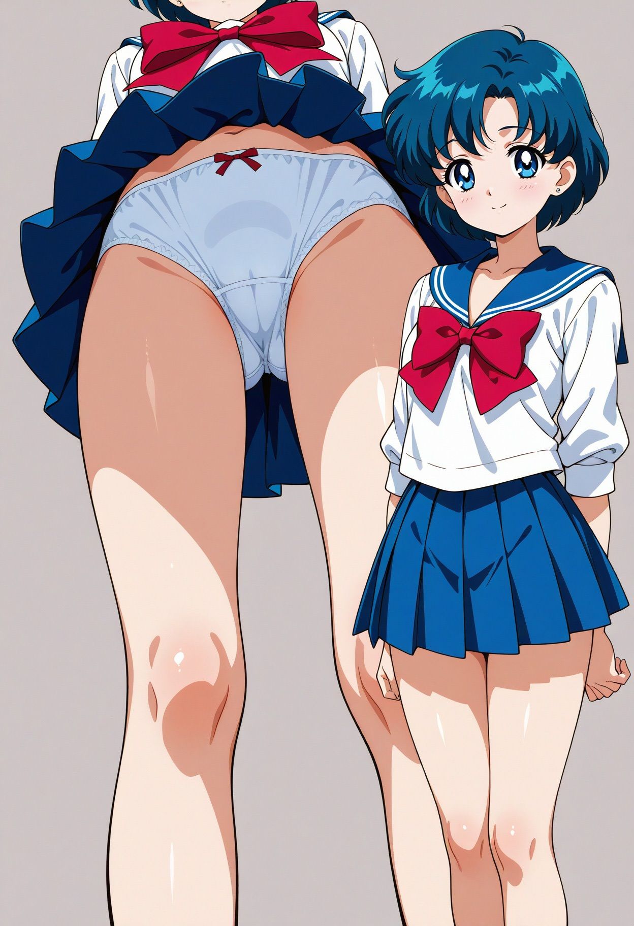 立ち絵とローアングル【水野亜美風1】 サンプル1ページ目