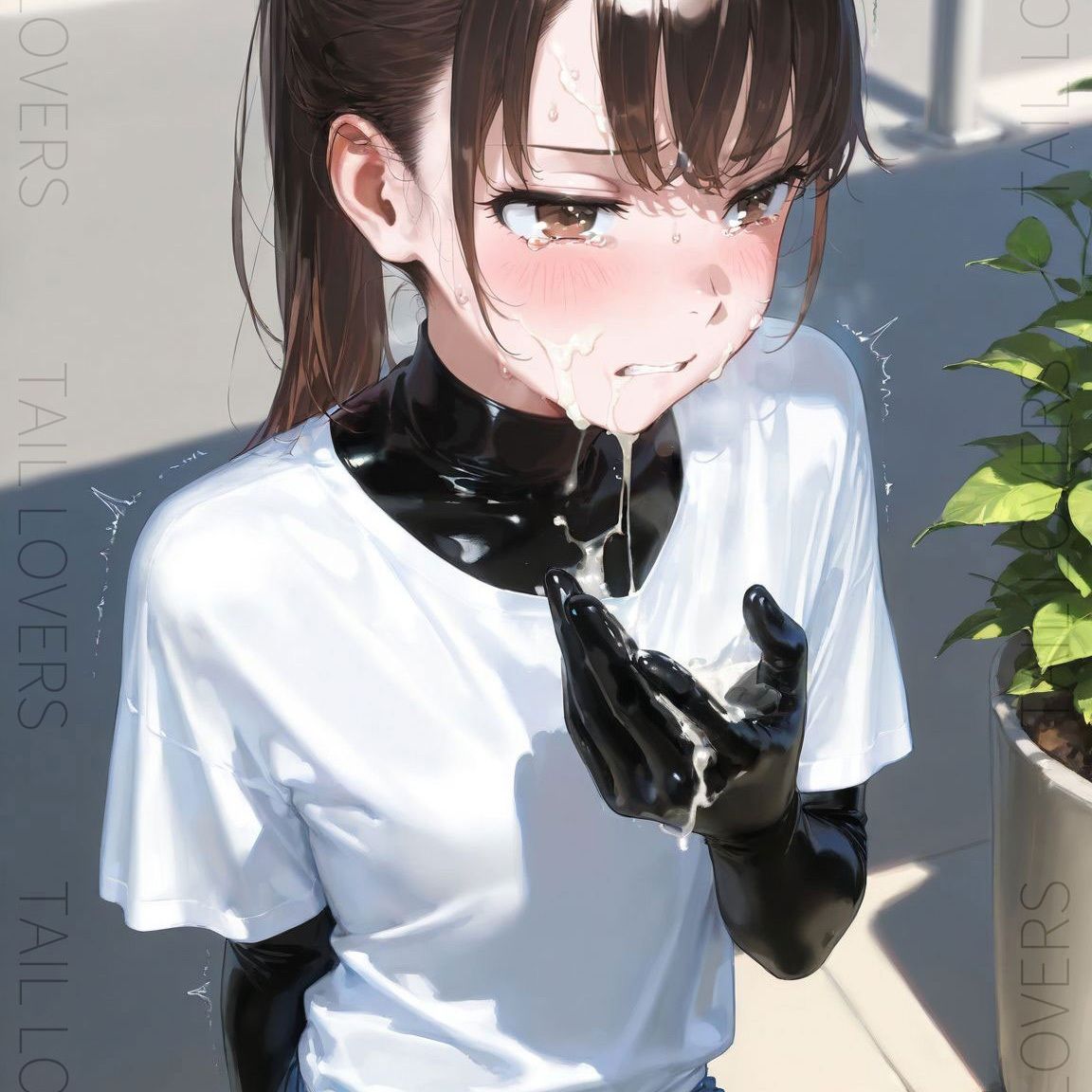 ラバースーツと仕込みローター｜Silent Vibrations in Shiny Skin【238枚＋24秒movie】 サンプル5ページ目