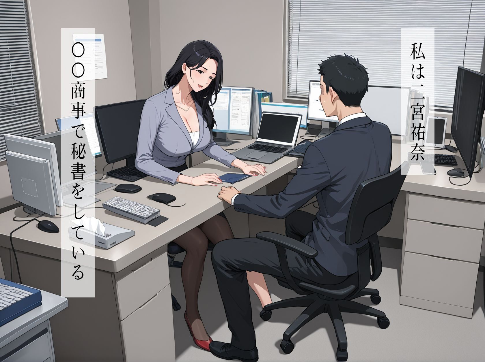 夜の秘書室  快楽残業 サンプル2ページ目