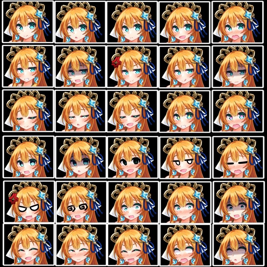 【立ち絵素材】水の巫女 サンプル7ページ目