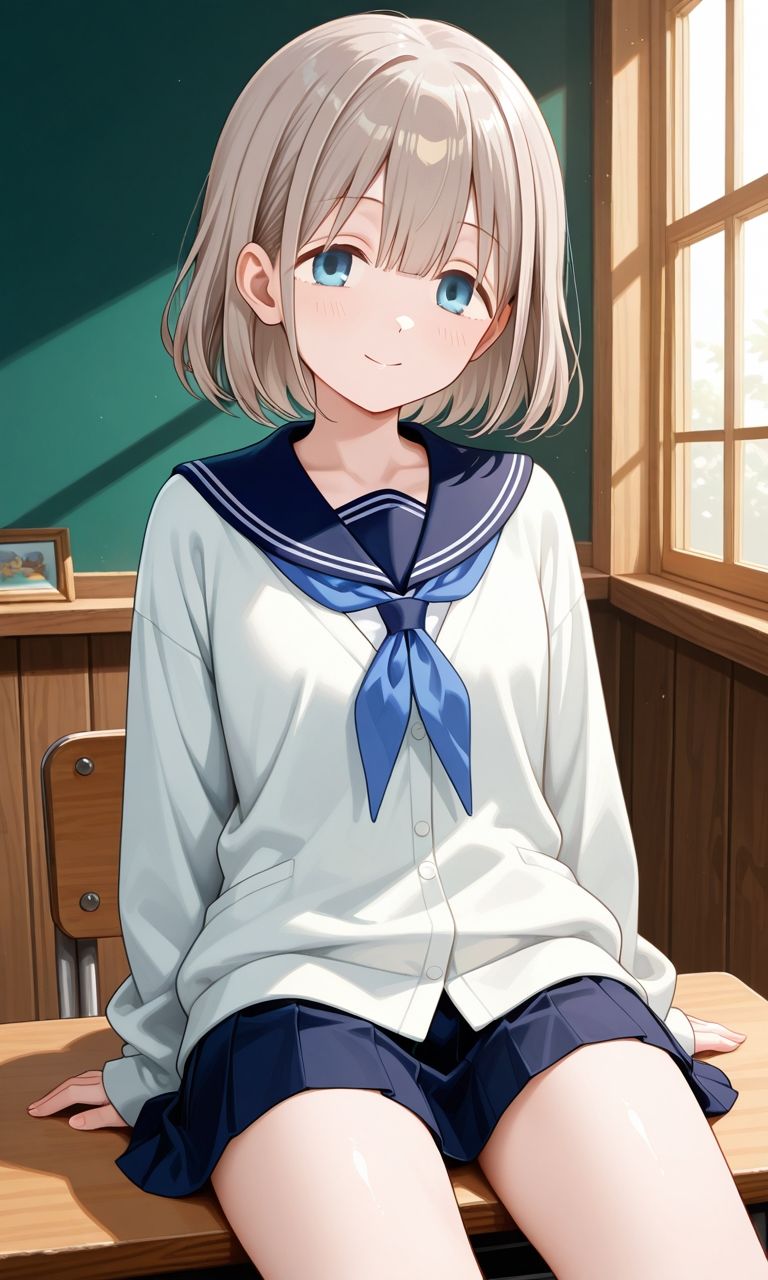芹◯あさひちゃんの制服姿やおっぱいやおま◯こやセッ◯スでたくさん抜こう！ サンプル2ページ目