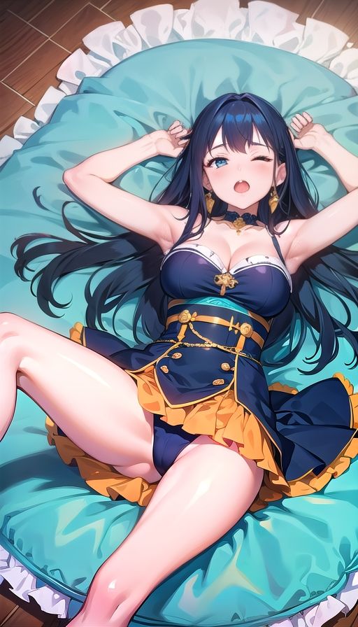 青髪ツンデレアイドル サンプル3ページ目