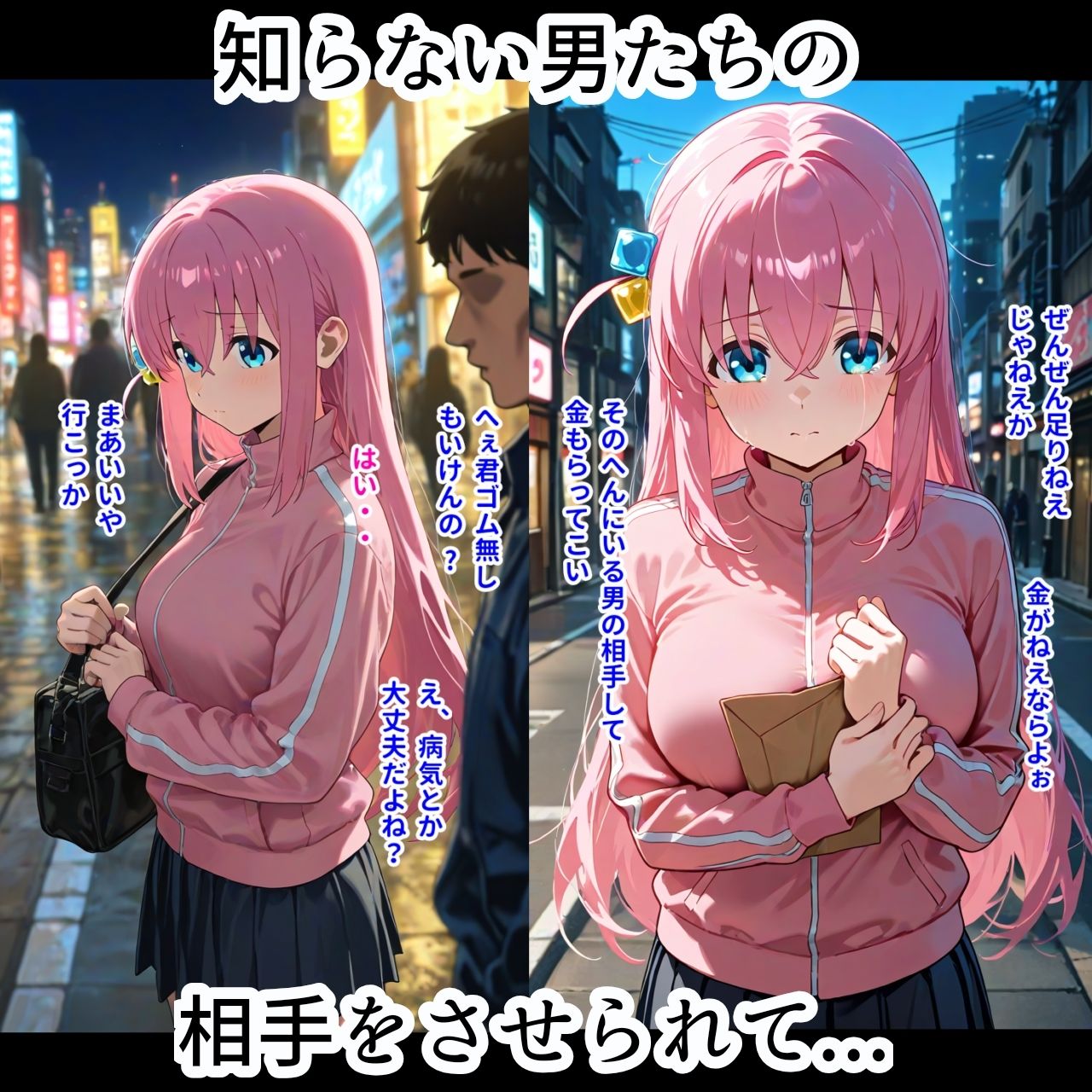 ぼっちなあの娘がおじさん達にやりたい放題されちゃうお話 サンプル5ページ目