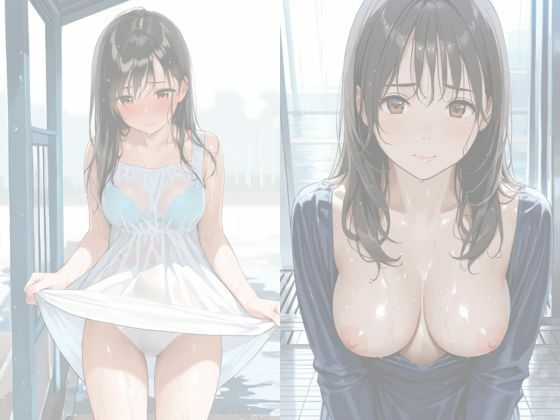 びしょ濡れ美女図鑑 ＃8 ワンピース編 サンプル4ページ目