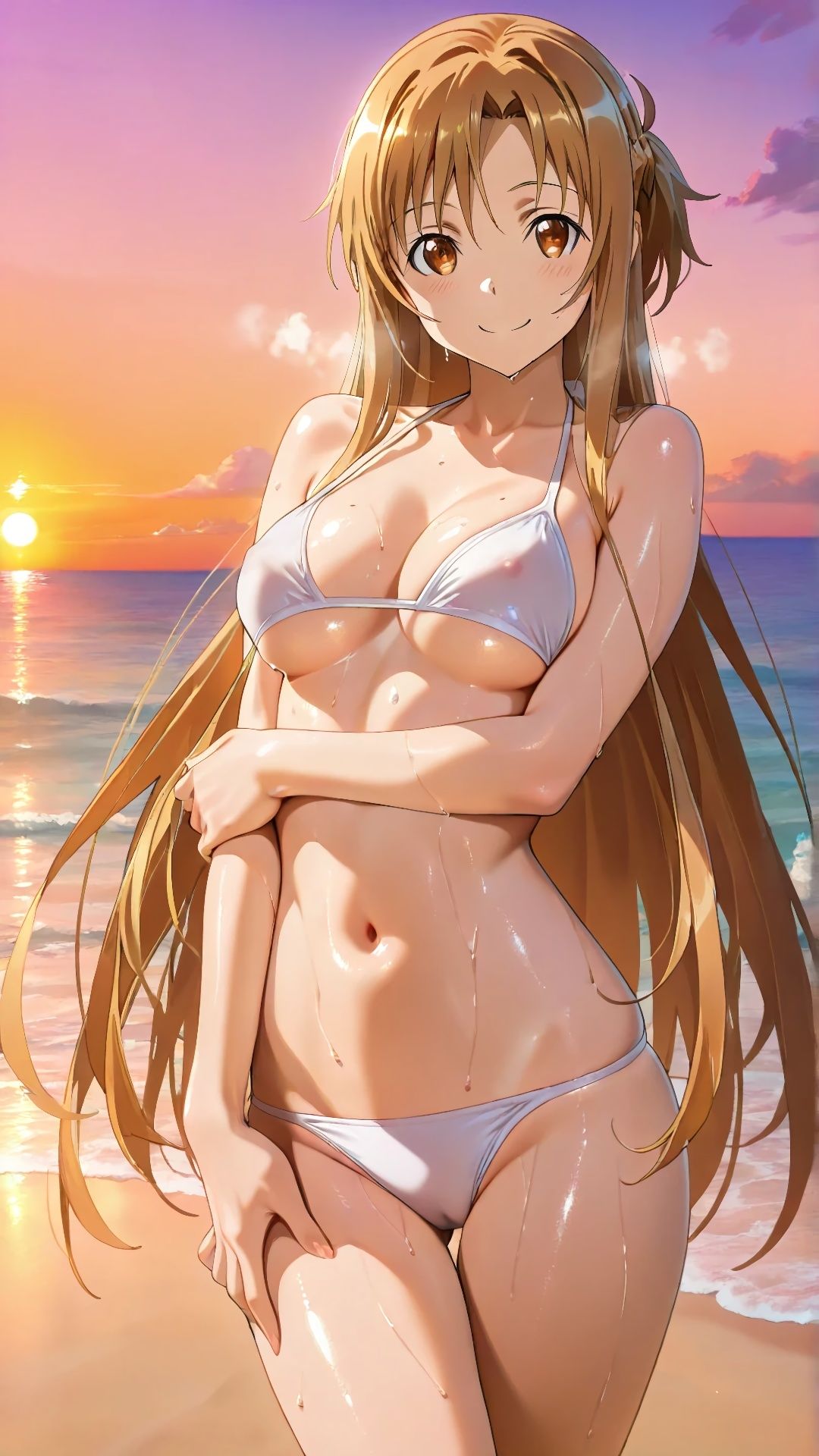 ア〇ナさんビーチにて サンプル5ページ目