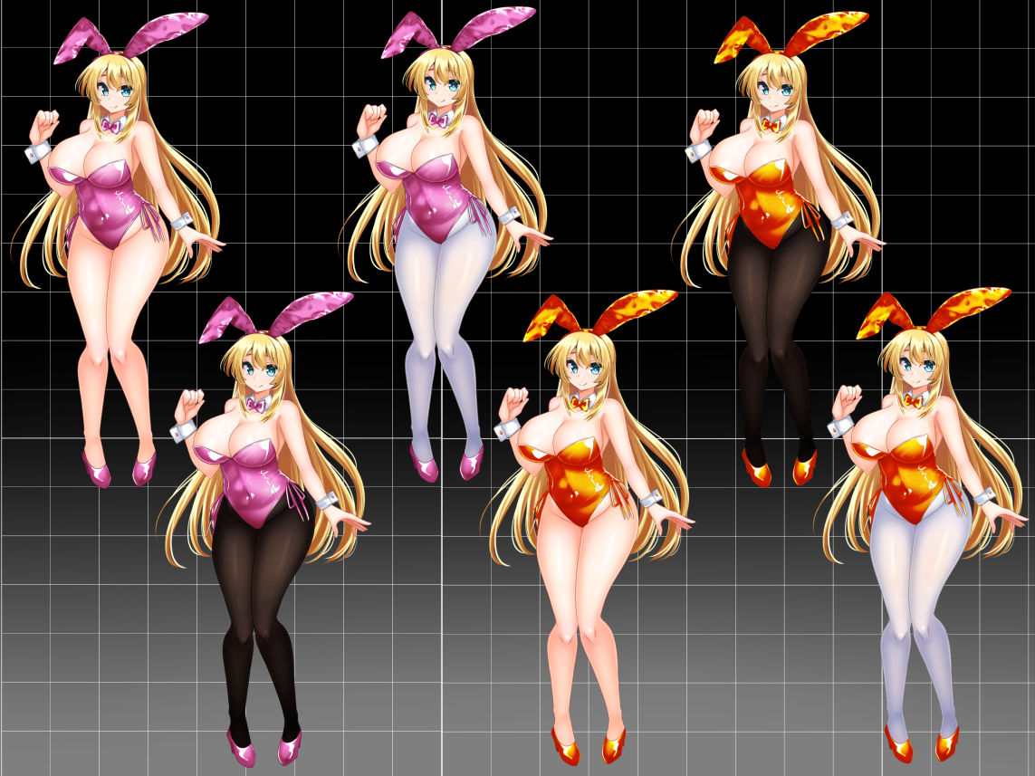 【立ち絵素材】カラーバニーガール サンプル5ページ目