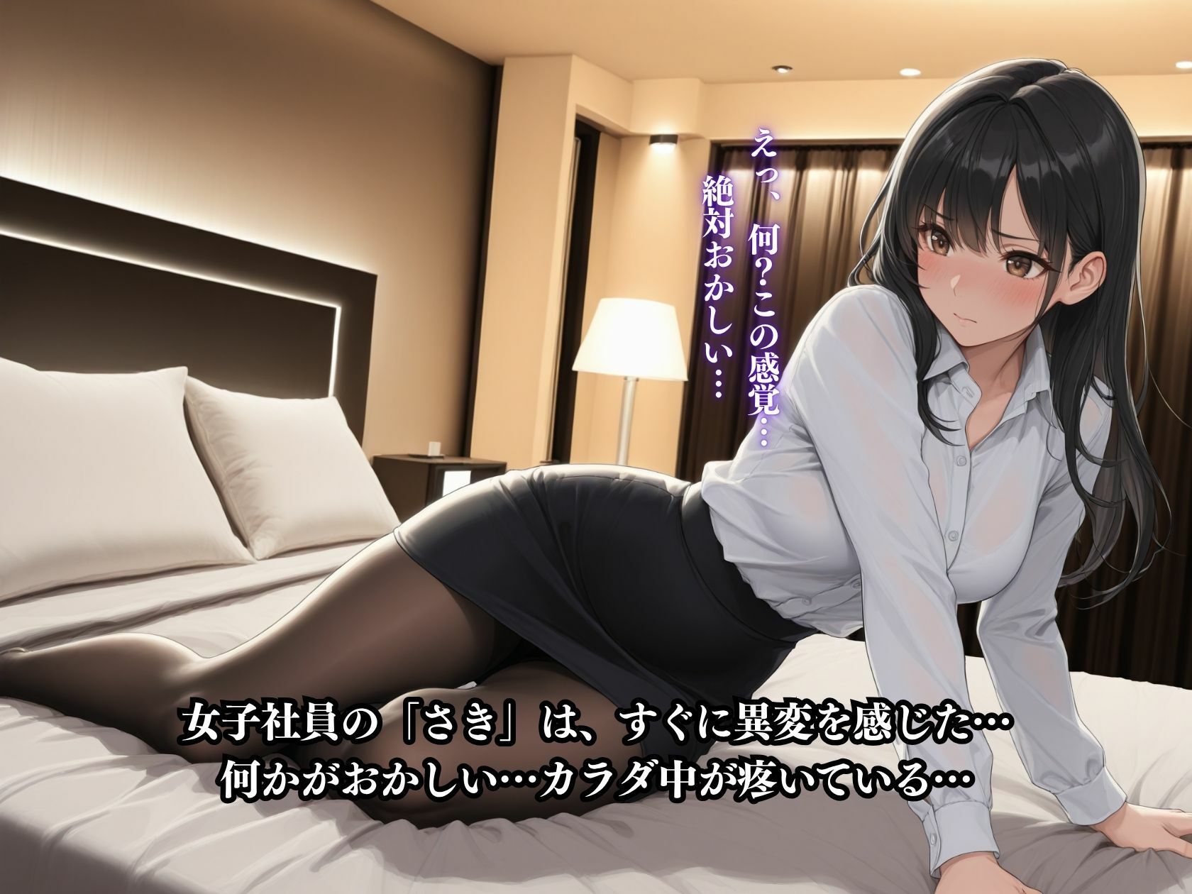 キモくて嫌いな上司と出張先で相部屋に サンプル4ページ目