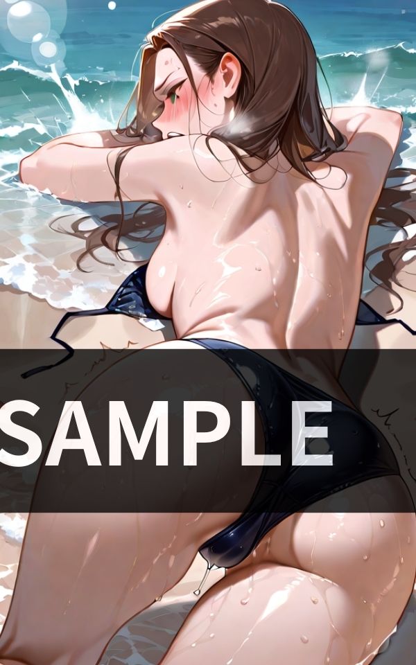 呼吸を確かめるふりして… ビーチで始まる 倒錯プレイ サンプル2ページ目