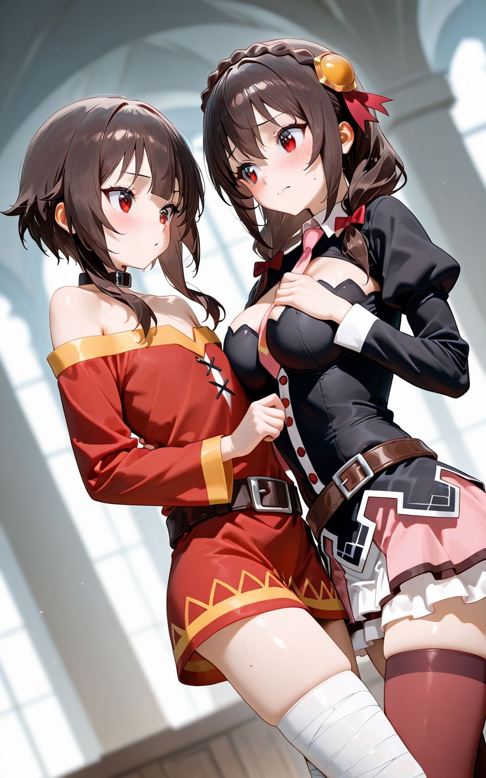 ゆ〇ゆん「キスってどんな感じなのかな？」め〇みんとお試し百合エッチして、カ〇マさんと3Pして精子の味を覚えました。 サンプル1ページ目