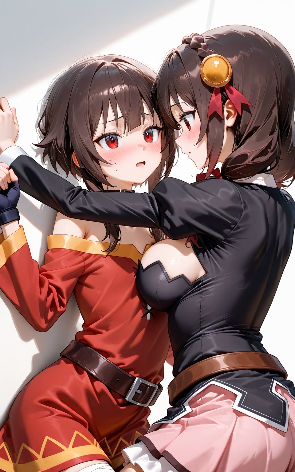 ゆ〇ゆん「キスってどんな感じなのかな？」め〇みんとお試し百合エッチして、カ〇マさんと3Pして精子の味を覚えました。 サンプル2ページ目