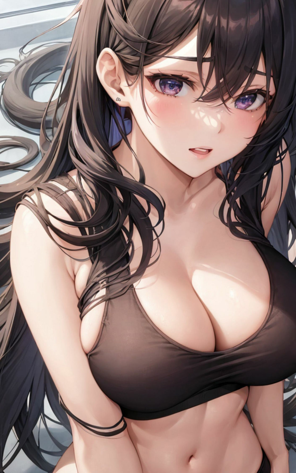 ジムのお姉さんと激しく絡まる サンプル4ページ目