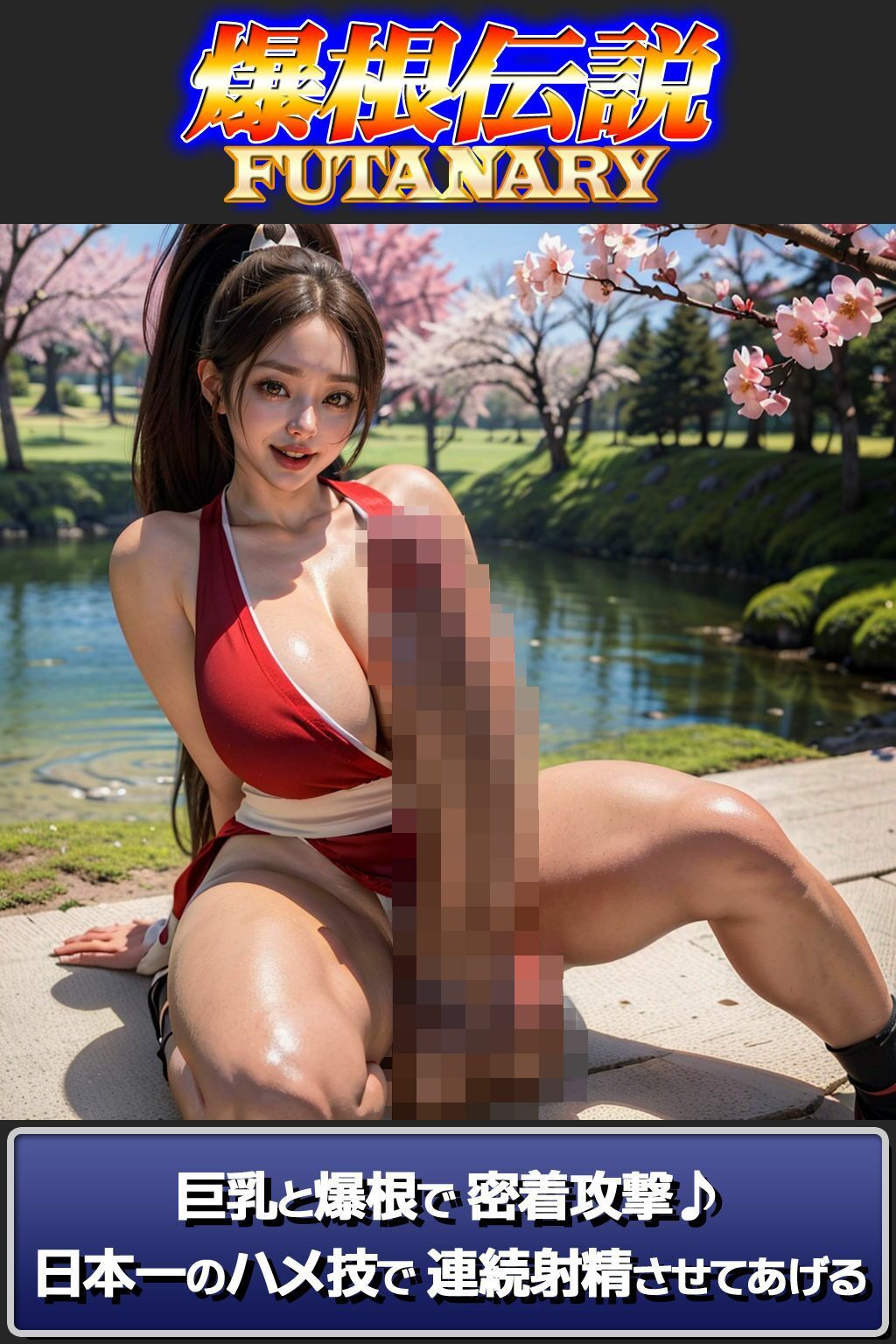 ふたなり格ゲー娘 サンプル6ページ目