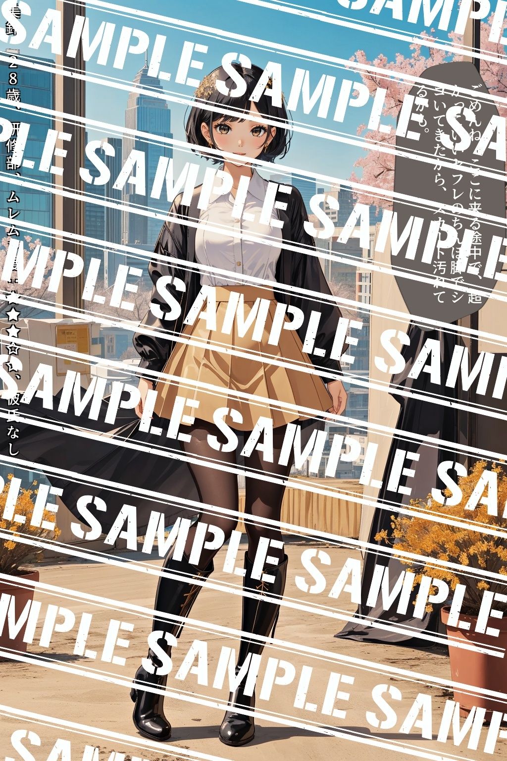 黒ストブーツ、私の脚にひざまずけ vol.4 サンプル5ページ目