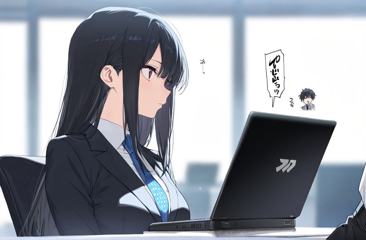 同僚のシゴデキ後輩と残業セックス サンプル1ページ目
