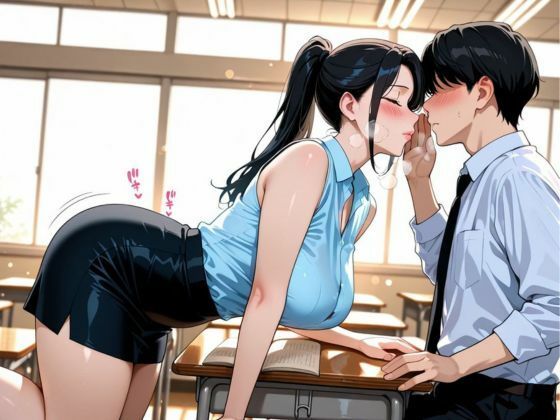 寝取られ新任教師 〜教え子に抱かれ人妻は堕ちる〜 サンプル7ページ目
