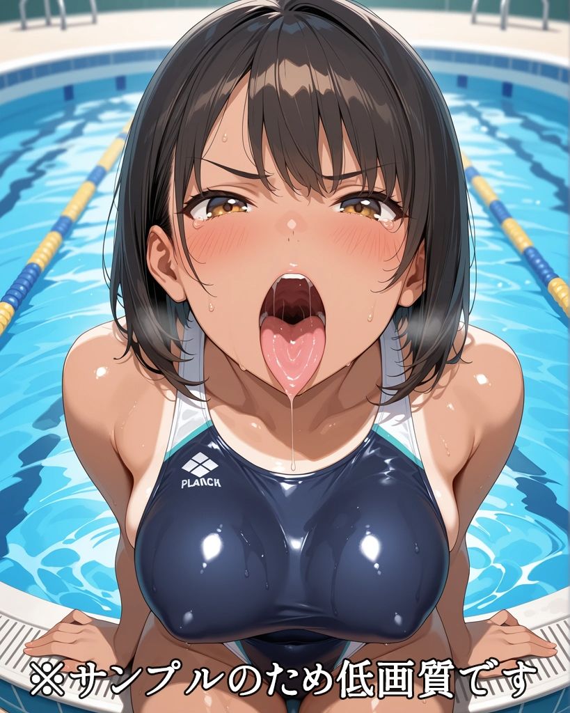 不機嫌なあの娘のお顔とお口に大量射精 サンプル1ページ目