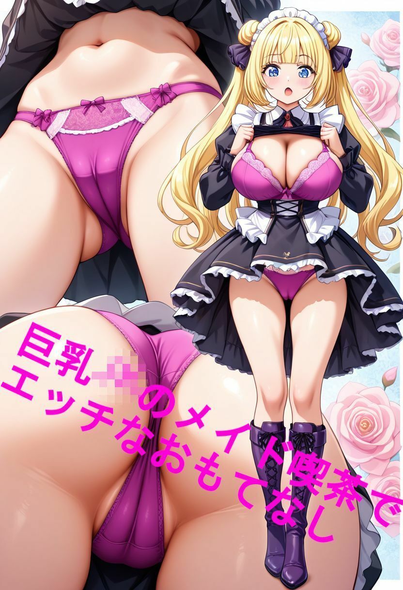 巨乳〇〇のメイド喫茶でエッチなおもてなし サンプル5ページ目