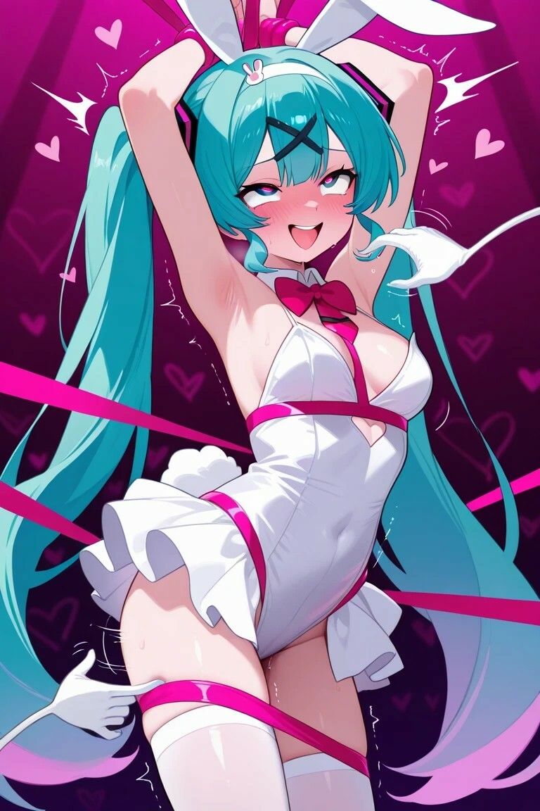 ラビットホール初音ミクがえっちないたずらされまくる写真集 サンプル2ページ目