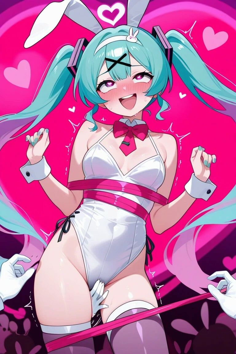 ラビットホール初音ミクがえっちないたずらされまくる写真集 サンプル3ページ目