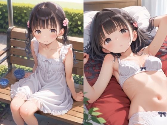 夏のスケスケパンチラ少女 サンプル1ページ目