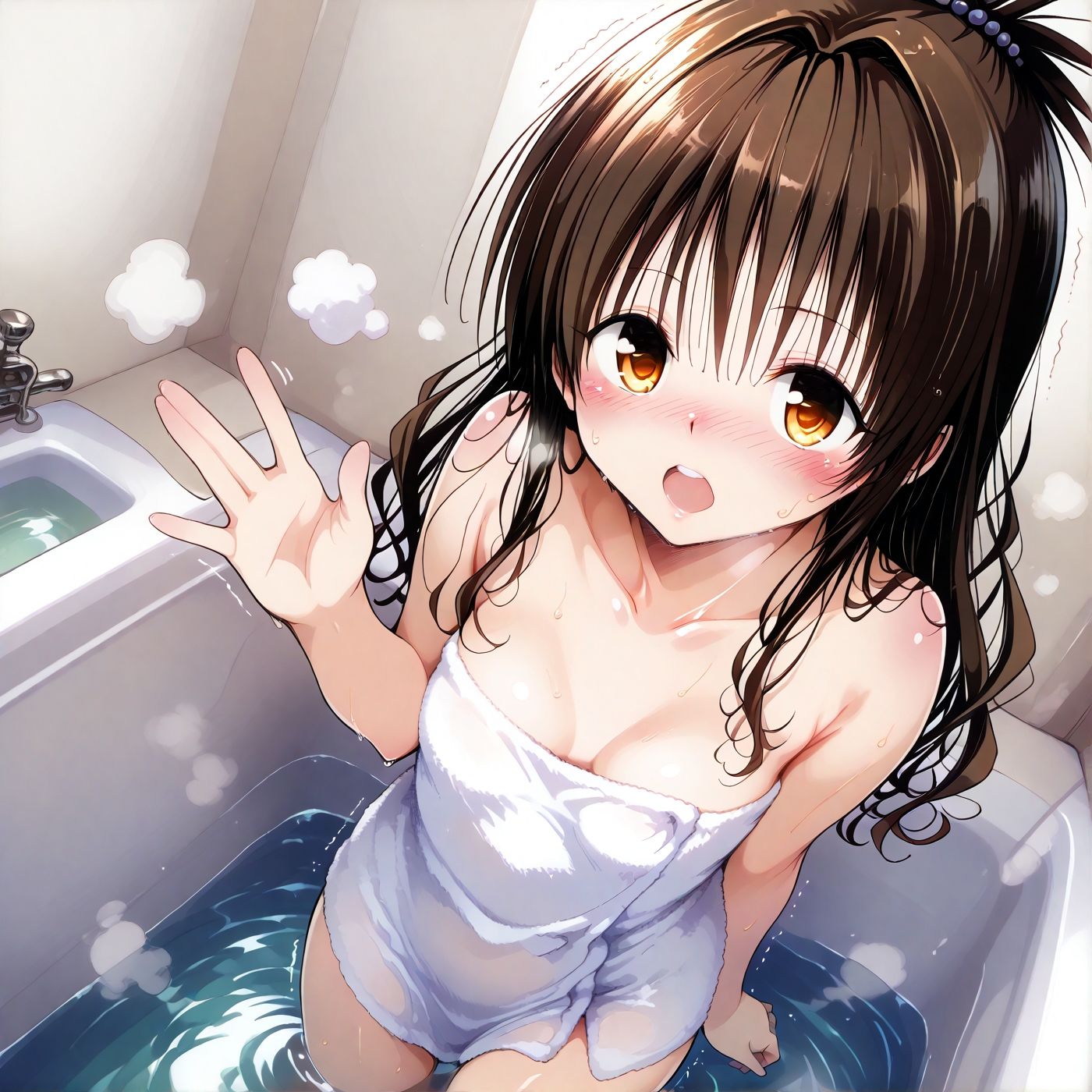 結○美柑とお風呂で サンプル1ページ目