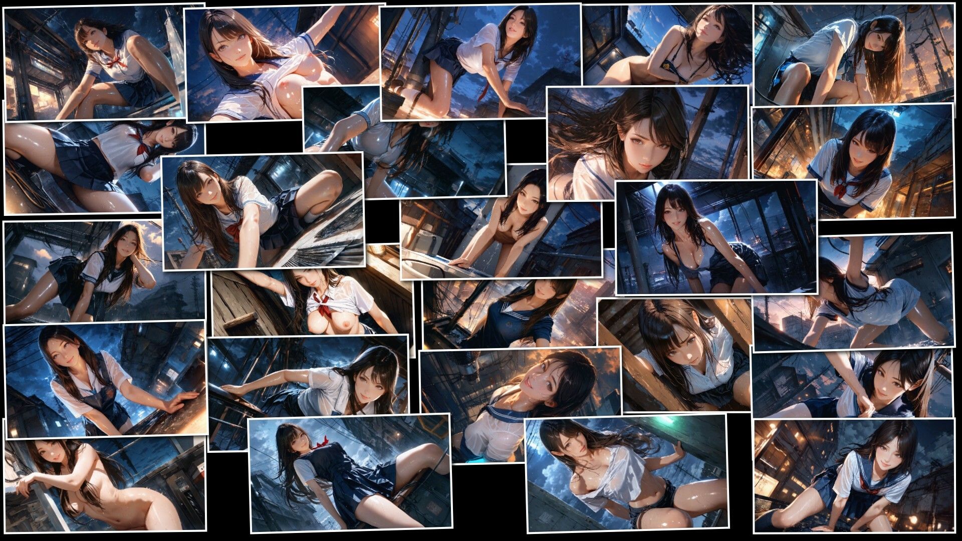 廃工場と少女 サンプル2ページ目