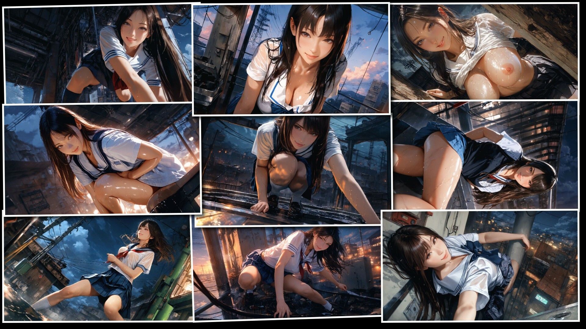 廃工場と少女 サンプル3ページ目