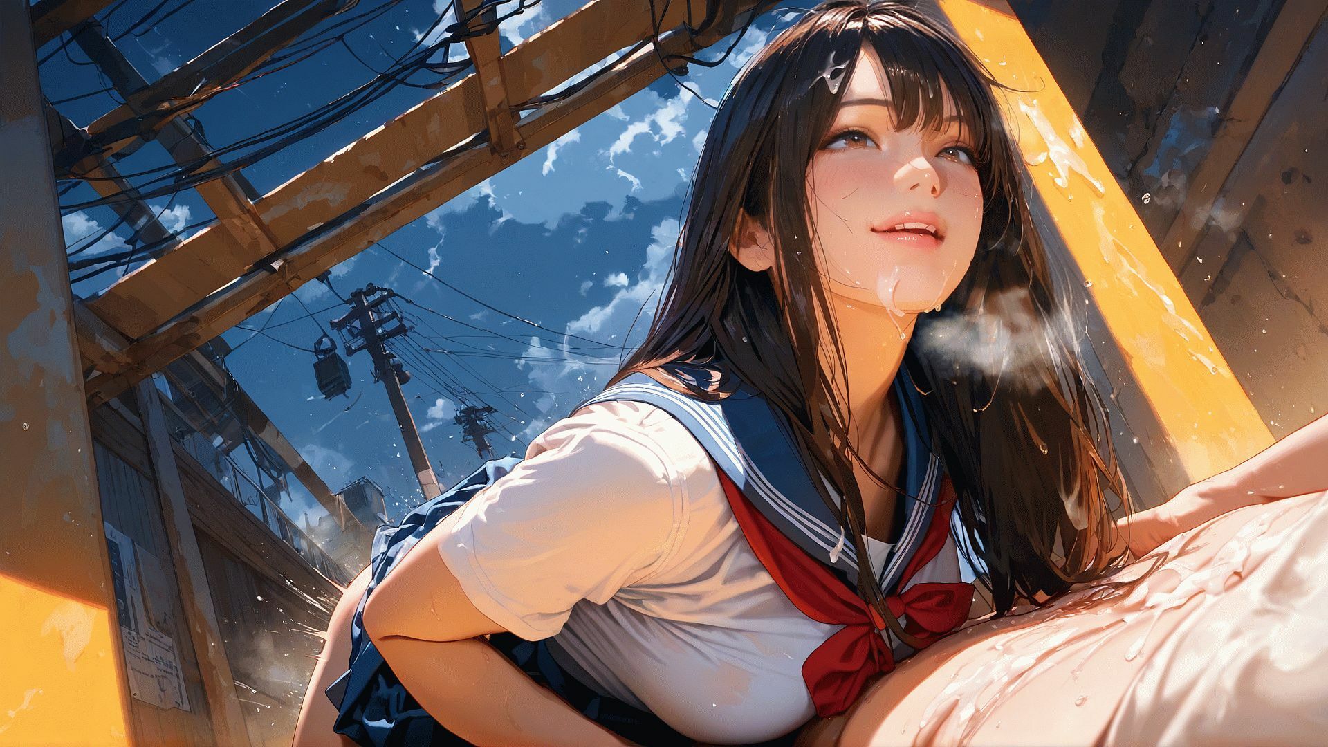 廃工場と少女 サンプル8ページ目